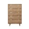 Homeroots 33" Brown Solid Wood Five Drawer Dresser 524132 - alternate 1