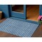 Homeroots 3' X 5' Denim Blue And Ivory Geometric Washable Indoor Outdoor Area Rug 596093 - alternate 1