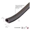 M-D Building Products 1/4 in. x 5/16 in. x 17 ft. Brown Premium Thermoplastic Rubber PLATINUM Window Seal for Medium Gaps 05685 - alternate 2
