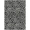 Homeroots 8' X 10' Black And Ivory Abstract Washable Indoor Outdoor Area Rug 599691 - alternate 6