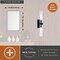 Vaxcel Bari 2-Light Matte Black Wall Sconce, Clear Glass Shade, Dimmable Vanity W0547 - alternate 4