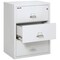 Fireking 3 Drawer, 1 Hr Fire & Impact Rated, 31" Wide Lateral Arctic White 3-3122-CAW - alternate 2