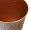 Happimess Axel Modern Minimalist Hammered Steel 2-Gallon Wastebasket, Antique Copper HPM1110B - alternate 2