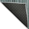 Homeroots 5' X 8' Teal Blue Aqua And Gray Striped Washable Indoor Outdoor Area Rug 616389 - alternate 3
