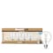 Bulbrite LED Filament PK of 4, 7.6 W Dimmable G25 Light Bulb with Clear Finish and E26 Base - 4000K 776241 - alternate 3
