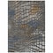 Homeroots 9' X 12' Charcoal Brown And Copper Abstract Washable Indoor Outdoor Area Rug 596786 - alternate 4