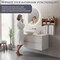 Alaterre Furniture 25" Bath Storage Shelf with Two Towel Rods, Chestnut ABSS0070 - alternate 4