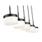 Z-Lite Renaud Matte Black 5 Light Linear Chandelier 827P6-5L-MB-LED - alternate 3
