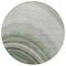 Homeroots 8' Green And Artichoke Green Round Abstract Washable Indoor Outdoor Area Rug 577303 - alternate 3