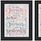 Homeroots Set Of Two The Only Person Black Framed Print Wall Art, 2PK 416032 - alternate 3