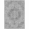 Homeroots 10' X 14' Silver Floral Medallion Washable Indoor Outdoor Area Rug 607943 - alternate 4