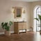 James Martin Vanities Solene 36 in. Single Vanity, Seaside Oak, w/ 3 CM Parisien Bleu Quartz Top D225-V36-SSO-3PBL - alternate 3