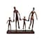 Homeroots 13" Copper Aluminum People Tabletop Sculpture 568878 - alternate 1