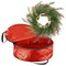 Pure Garden Front Door Wreath and Storage Bag 21-Inch Artificial Fern Wreath and Zippered Tote with Handles 50-217BR - alternate 4