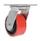 Vestil Polyurethane Swivel Caster 4 In. Diameter x 2 In. Width 792 Lb. Capacity Red/Black CST-VE-4X2PU-S - alternate 4