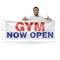 Signmission Gym Now Open, 36 Inch x 96 Inch, Vinyl Banner B-96-30684 - alternate 5