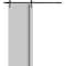 Sartodoors Sliding Barn Door with Hardware, Planum 0011 Matte Grey and Aluminum Strips, 6.6FT Rail Hangers Stu PLANUM0011BD-B-GRE-28 - alternate 4
