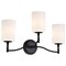 Nuvo Liam, 3 Light Vanity, Matte Black, White Opal Glass 60/8213 - alternate 6
