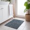 Homeroots 2' X 3' Navy and Black Oriental Washable Non Skid Indoor Outdoor Area Rug 563826 - alternate 3