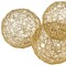 Homeroots Set of Three Gold Wire Five Inch Decorative Orbs, 3PK 373742 - alternate 5