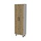 Homeroots 71in White and Light Brown Wood Accent Cabinet With Two Doors 534999 - alternate 1