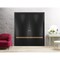 Sartodoors Sliding Closet Double Bi-fold Doors Planum 2010 Black Solid Core Modern Interior PLANUM2010DBF-BLK-96 x 80 (4* 24x80) - alternate 3