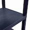 Luxor Utility Cart with Lipped Plastic Shelves, Thermoplastic Resin, 300 lb Load Capacity, 3 Shelves WT34E - alternate 4