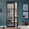 Sartodoors Slab Barn Door Panel, Felicia 3355 Matte Black with Clear Glass, Sturdy Finished Doors, Pocket Cl FELICIA3355S-BLK-36 - alternate 3