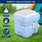 Serenelife 5.2 Gal Portable Camping Toilet For Adults, 100+ Flushes Porta Potty Camp Toilet with Detachable SLCATL200 - alternate 3