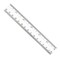 Charles Leonard Double Bevel Plastic Ruler, 6", Clear, 36PK CHL80610 - alternate 2