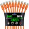 Maximm Cat6 Ethernet Cable 30ft 10Gbps 550MHz UTP, 10PK, Orange, 10PK CAT6-CCA-30FTORANGE-10PK - alternate 1