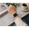 Elegani Alligator-Embossed Leather Watch Replacement Band Compatible with Apple Watch 42mm, Purple LAT-PPL-42mm - alternate 2