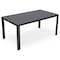 Leisuremod Chelsea Aluminum Outdoor Dining Table With 8 Chairs and Cushions, Cherry CC20-T63BL-CHR6 - alternate 4