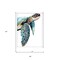 Homeroots Great Sea Turtle White Print Wall Art 403697 - alternate 3