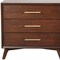 Homeroots 36" Brown Solid Wood Three Drawer Dresser 524123 - alternate 4