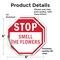 Signmission Stop Smell the Flowers, 6 inch X 6 inch, Vinyl Decal, 2PK OC-D-2PACK-6-65 - alternate 3