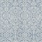 Homeroots 5' X 8' Denim Blue And Ivory Damask Washable Indoor Outdoor Area Rug 595134 - alternate 3