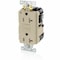 Leviton Lev-Lok GFCI 20A TR/PI Ind Gr Ivory MGFT2-I - alternate 1