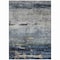 Homeroots 5' X 8' Navy Blue Gray And Black Abstract Washable Indoor Outdoor Area Rug 605962 - alternate 3