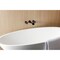 Kingston Brass Two-Handle Wall Mount Tub Faucet with Knurled Handle, Matte Black KS5020RKX - alternate 3
