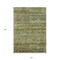 Homeroots 5' X 8' Olive Green And Brown Striped Washable Indoor Outdoor Area Rug 605621 - alternate 2