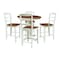Whitewood Industries Rectangular Extension Dining Table W/ 4 Counter Height Stools, 36 in W, 36.1 in L, 48 in H, 5 K79-36RXT-23-S402-4 - alternate 1