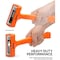 Neiko 1 LB Dead Blow Hammer, Neon Orange 02846A - alternate 2
