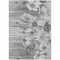 Homeroots 9' X 12' Gray Charcoal And Silver Floral Washable Indoor Outdoor Area Rug 582756 - alternate 4