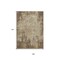 Homeroots 9' X 12' Brown And Beige Abstract Washable Indoor Outdoor Area Rug 612314 - alternate 5