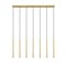 Z-Lite Forest 7 Light Linear Chandelier, Modern Gold, 54 In W 919MP24-7L-MGLD-LED - alternate 3