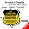 Signmission No Spray Shield Sign No Spray Zone Resid, 12 inch X 12 inch, Plastic Sign, 2PK SHI-P-2PACK-12-405 - alternate 3