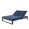 Leisuremod Chelsea 2-in-1 Convertible Sofa & Double Chaise, Aluminum, 660lb Capacity CLBL-82BU - alternate 3