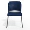 Flash Furniture HERCULES Kenai Navy Office Reception Stack Chair with Contoured Backrest and Gray Sled Base RUT-239AN-NV-GG - alternate 6
