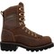 Georgia Boot Core 37 9" Scalloped Heel Waterproof Work Boot, Brown, Size 9.5 GB00717 - alternate 1